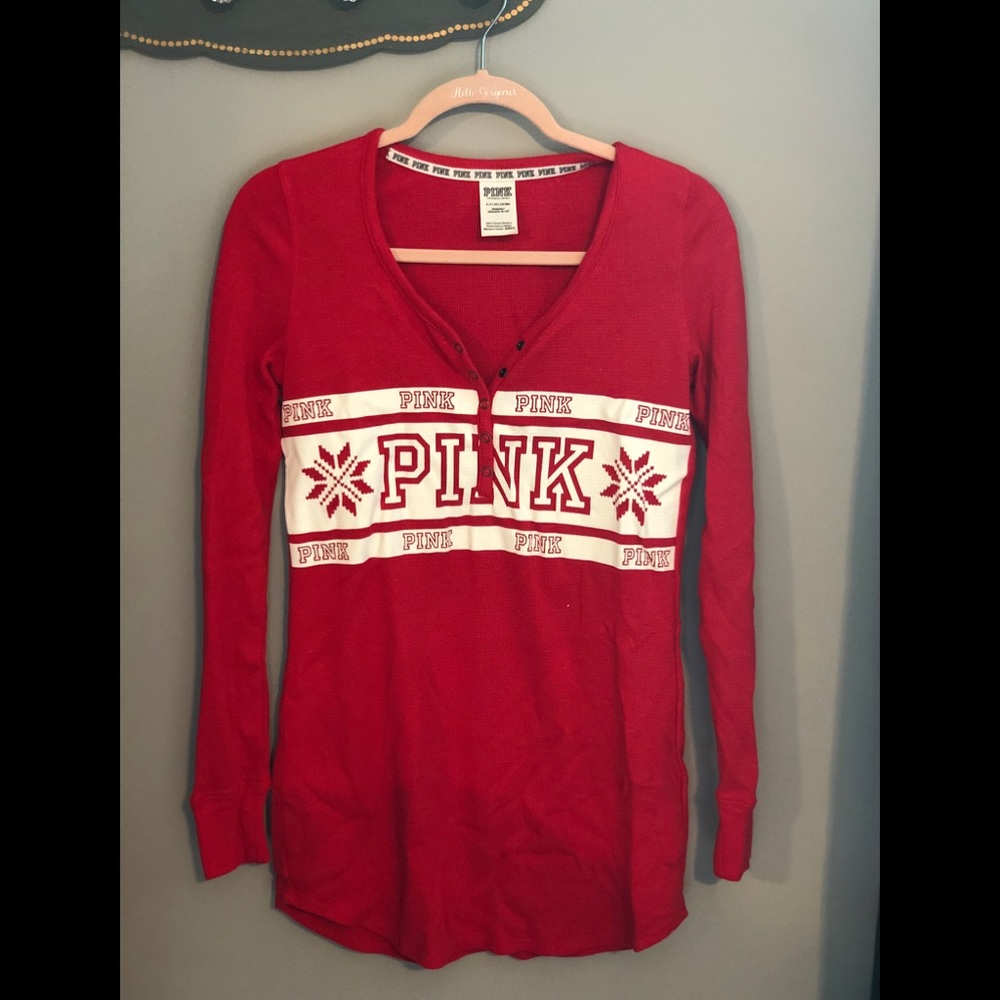 Victoria’s Secret PINK long pajama top
